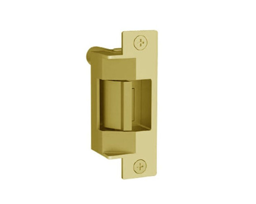 Folger Adam 732-75-24D-605-LBMLCM Fail Secure Fire Rated Electric Strike with Latchbolt & Locking Cam Monitor in Bright Brass