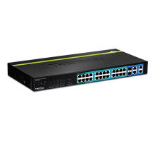 TRENDnet TPE-224WS 24-Port 10/100 Mbps Web Smart PoE+ Switch