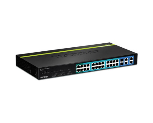 TRENDnet TPE-224WS 24-Port 10/100 Mbps Web Smart PoE+ Switch