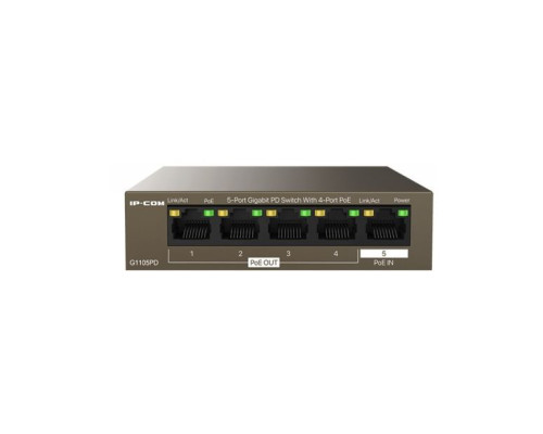 IP-COM G1105PD 5-Port Gigabit PD Switch With 4-Port PoE