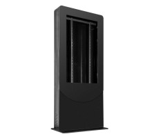 Peerless-AV KIPC2550B Floorstanding Back-to-Back Portrait Kiosk for Two 50