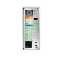 Urmet 1083-27 Elekta Steel Video Entry Panel with Call Module for 2 Voice System and 60 Hz Camera