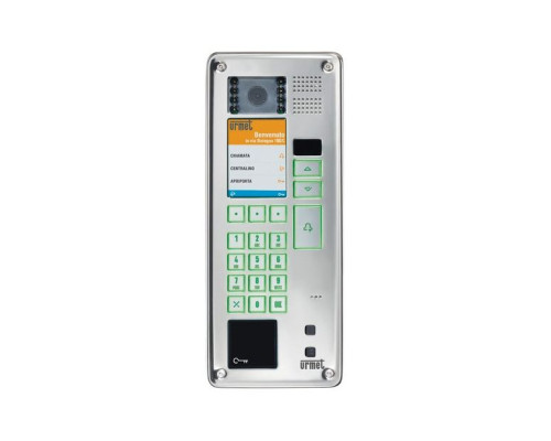 Urmet 1083-27 Elekta Steel Video Entry Panel with Call Module for 2 Voice System and 60 Hz Camera