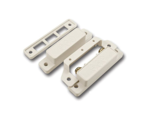 GRI 29A-W-W-3-3K 10 Pack Commercial Surface Mount Switch Set 1' and 1/8' on steel Closed Loop, White