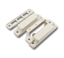 GRI 29AWG-G-W-1K 10 Pack Commercial Surface Mount Switch Set 1 1/2' and 3/4' on steel Closed Loop, Gray