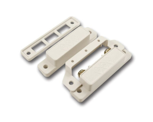 GRI 29AWG-W-W-2-5-6K 10 Pack Commercial Surface Mount Switch Set 1 1/2' and 3/4' on steel Closed Loop, White