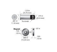 GRI N2020-TWG-W 10 Pack Rare Earth Magnet N Series Switch Sets, White