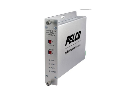 Pelco FTV10D1M1ST 1 Channel ST Fiber Transmitter, Multi-Mode