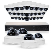 Cantek Plus WW32D6TB Professional HD-TVI Dome System 2.4 MP