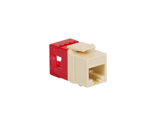 ICC IC1078F6AL HD CAT 6 Keystone Jack, Almond