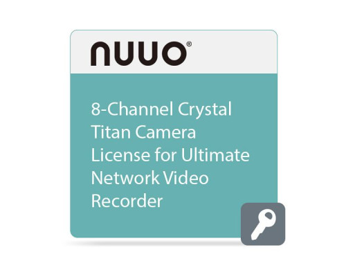 NUUO CT-CAM-ULT 08 8 ch Crystal Titan NVR Ultimate camera license