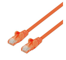 Intellinet 743570 Cat6 U/UTP Slim Network Patch Cable, 5 Feet, Orange