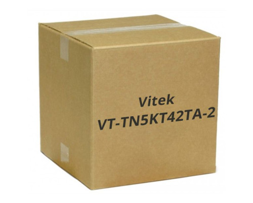 Vitek VT-TN5KT42TA-2 4 Channel Transcendent IP PoE NVR, 2 TB with 4 x 5 Megapixel Turret/Ball Cameras, 2.8mm lens