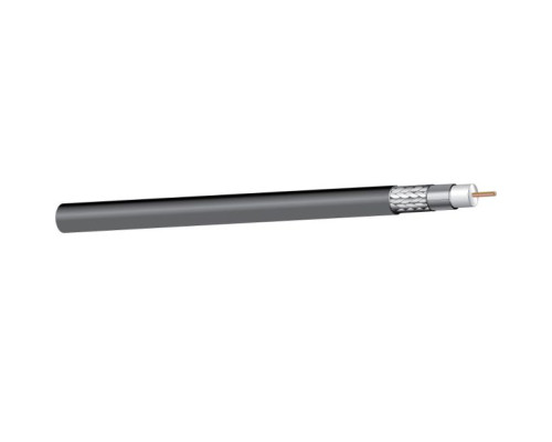 West Penn 819BK1000 RG59/U Type SDI Coaxial Cable, Black, 1000'