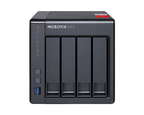 Mobotix Mx-S-NAS4A-16 Network Attached Storage Device with 4 Bays and 16 ONVIF-S Channels, 36TB