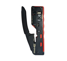 GoSimply Connect S45-C110 Installer Series Dual Cavity Crimp Tool for STP/UTP Standard & Pass-Through RJ45 and RJ11 Connectors -  1EA/BLISTER