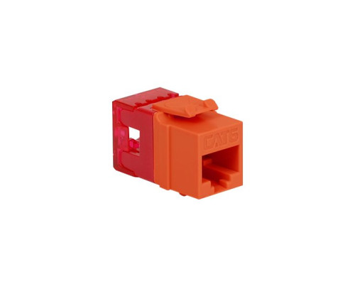 ICC IC1078F6OR HD CAT 6 Keystone Jack, Orange