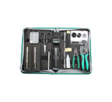 Eclipse Tools PK-6940 Fiber Optic Tool Kit with 2.5mm and 1.25mm Visual Fault Locators, Carbide Scribe, Foam Swabs, Polishing Disk, Kevlar Cutters