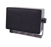 Speco DMS3TS Indoor/Outdoor 3 Way Speakers w/ Transformer, Black