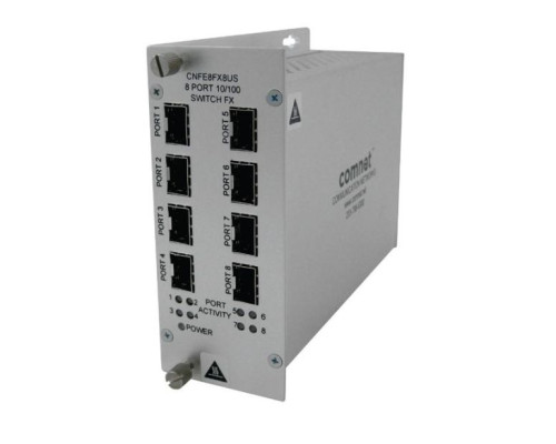 Comnet CNFE8FX8US 8-Port 100 Mbps Unmanaged Switch (8FX)