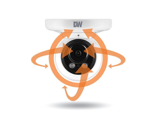 Digital Watchdog DWC-MPVA5Wi28T 5 Megapixel Network Ball Camera IVA+ with 2.8mm Lens