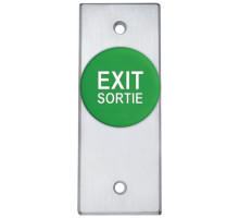 Camden Door Controls CM-4100E Spring Return, N/O, Momentary, 'EXIT' Engraved (In White)