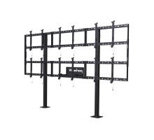 Peerless-AV DS-S555-3X2 SmartMount Modular Video Wall Pedestal Mount 3x2 Configuration for 46