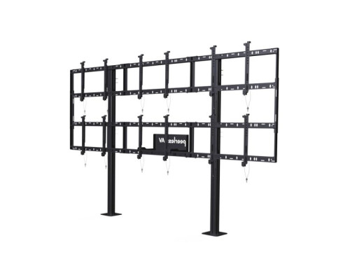 Peerless-AV DS-S555-3X2 SmartMount Modular Video Wall Pedestal Mount 3x2 Configuration for 46