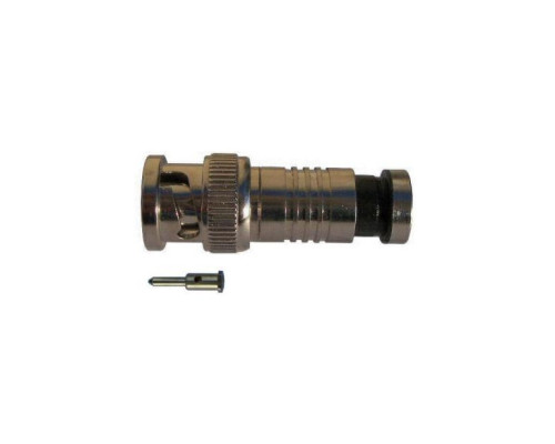 SecurityTronix CT-BNC59C Compression BNC Male Connector for RG-59 Coaxial Cable, 2 Piece