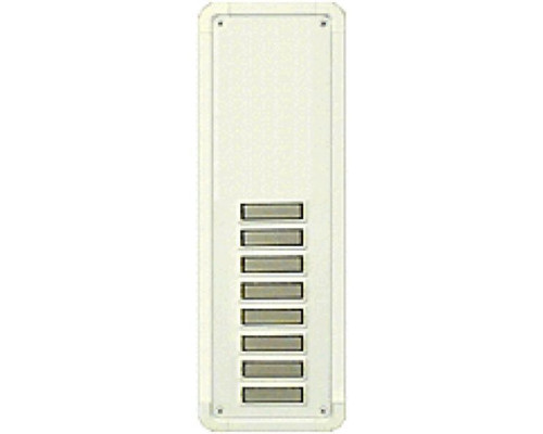 Alpha TBM8W 8 Button only Panel-White-Flush