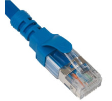 ICC ICPCSX01BL Patch Cord, CAT6A, U/FTP, 1 Feet, 10 Pack, Blue