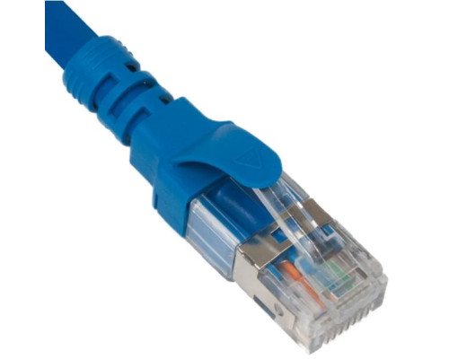 ICC ICPCSX01BL Patch Cord, CAT6A, U/FTP, 1 Feet, 10 Pack, Blue