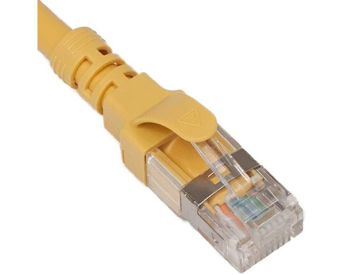 ICC ICPCSX07YL Patch Cord, CAT6A, U/FTP, 7 Feet, 10 Pack, Yellow