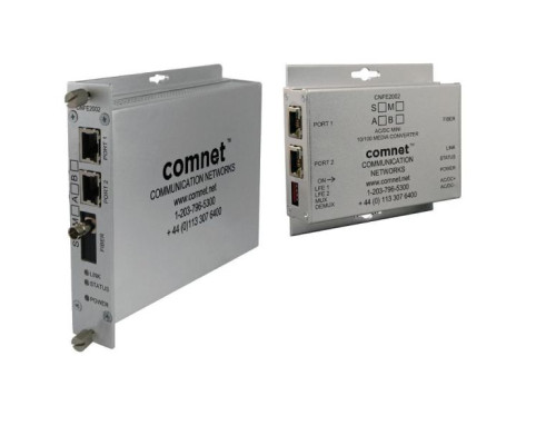 Comnet CNFE2005S2PoE/HO/M 2-Channel 100Mbps Media Converter