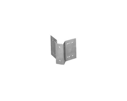 Interlogix 1942-L Chain Link Fence Bracket, 2500 Series, Aluminum, Anodized Finish for 2 1/2 to 4 Posts