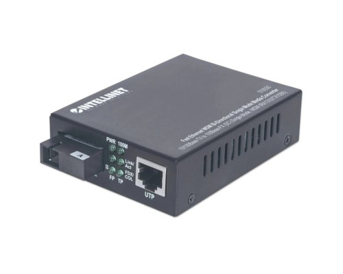 Intellinet 510530 Fast Ethernet WDM Bi-Directional Single Mode Media Converter