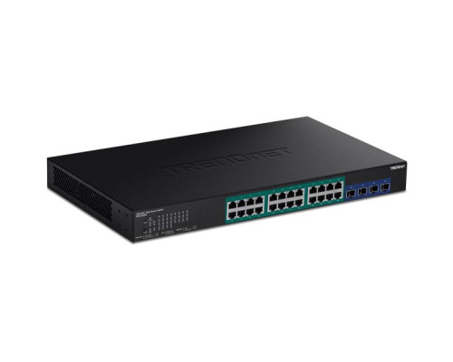 TRENDnet TPE-30284 28-Port Gigabit Web Smart PoE+ Switch with 10G SFP+ slots