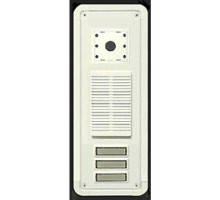 Alpha TTV3W 3 Button Video Panel-White-Flush