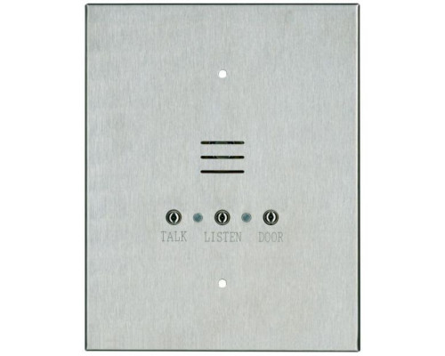 Alpha IS481C 4 Wire Vandal-Resistant Apartment Intercom Station with Metal Pushbuttons and Screw Terminals