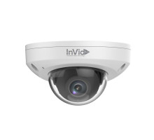 InVid VIS-P4LIRA28NH 4 Megapixel IP Plug & Play Outdoor Low Profile IR Dome Camera with 2.8 Lens