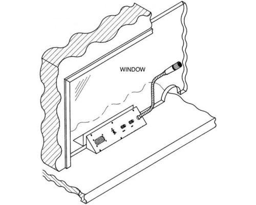 Alpha TTU-3 SSA Counter Mount Intercom-Social Security