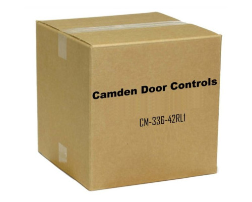 Camden Door Controls CM-336-42RL1 Battery Powered Switch Wireless 6' Round , Hand Icon, Wave to Open Lithum Battery