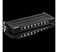 TRENDnet TC-P08C6AS 8 Port Cat6A Shielded Wall Mount Patch Panel