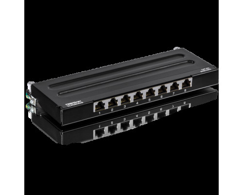 TRENDnet TC-P08C6AS 8 Port Cat6A Shielded Wall Mount Patch Panel