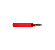 West Penn 60993BRD1000 1P 14G Solid Unshielded Fire Alarm Cable, Red, 1000'