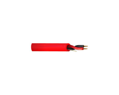 West Penn 60993BRD1000 1P 14G Solid Unshielded Fire Alarm Cable, Red, 1000'