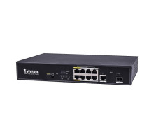 Vivotek AW-FGT-100C-120 Unmanaged 8xFE POE +1G SFP + 1G RJ45 Switch