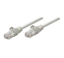 Intellinet 318921 IEC-C5-GY-3 Network Cable, Cat5e, UTP, 100% Copper, RJ45 Male / RJ45 Male, 1.0 m (3 ft.), Gray