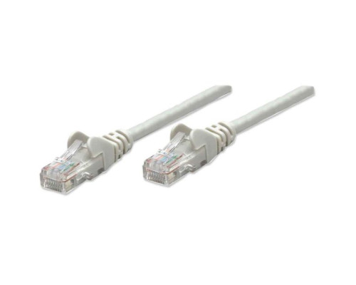 Intellinet 318976 IEC-C5-GY-7 Network Cable, Cat5e, UTP, 100% Copper, RJ45 Male / RJ45 Male, 2.0 m (7 ft.), Gray