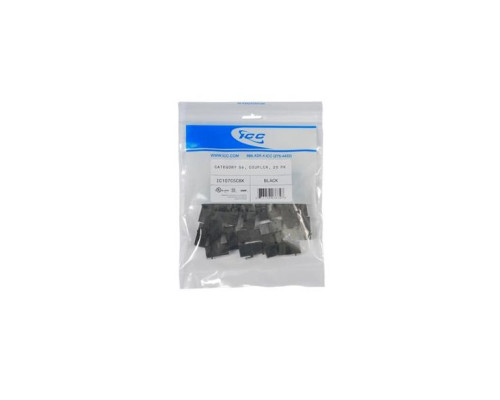 ICC IC107C5CBK CAT 5e Coupler Module 25-Pack Black